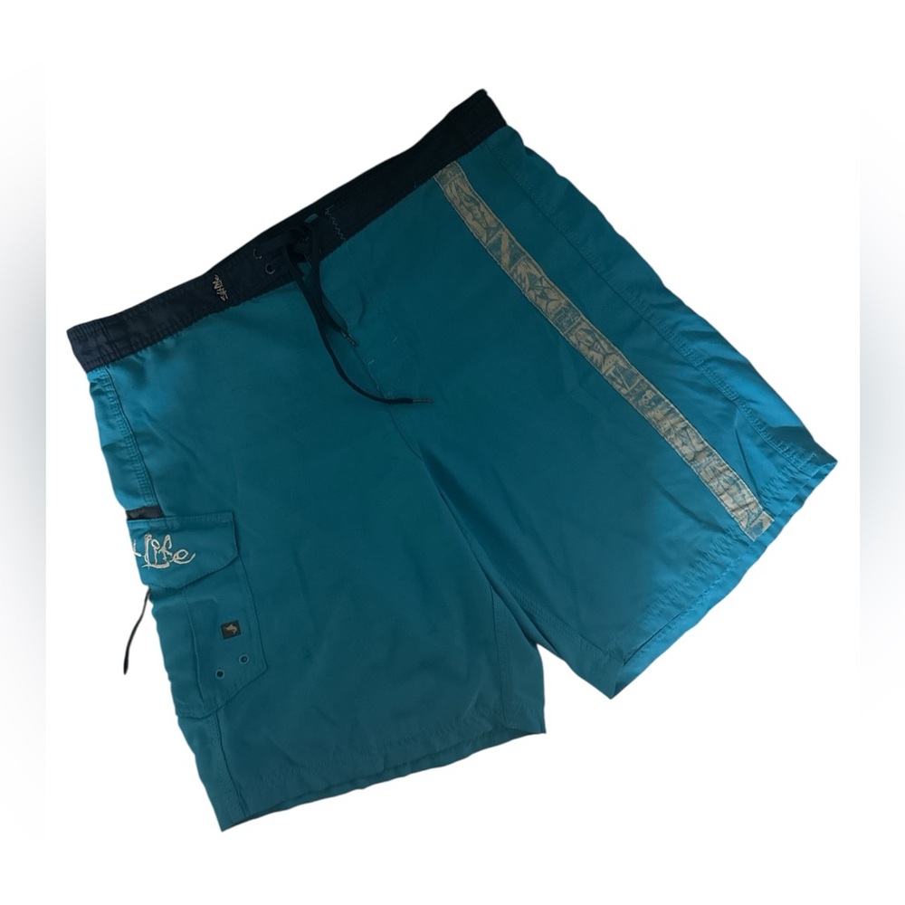 Salt Life Blue Swim Shorts Like New sz M